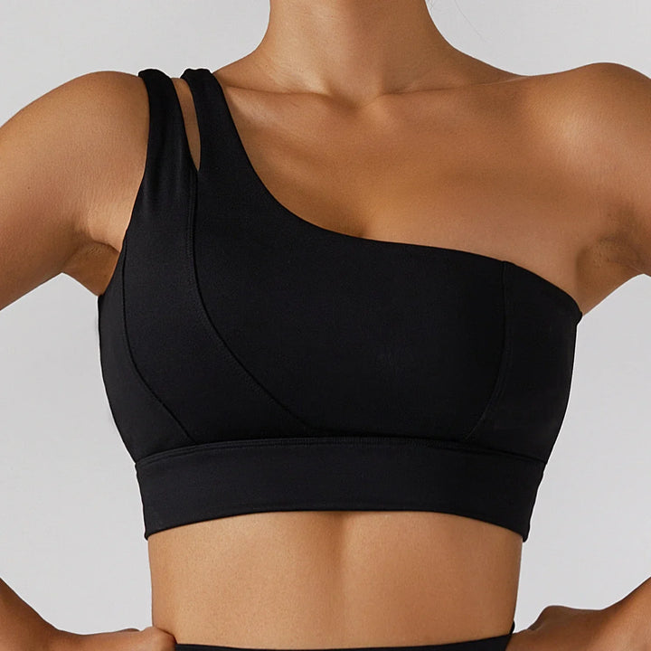 Mila Sports Bra | Innovative One-Strap Design for Ultimate Support and Style