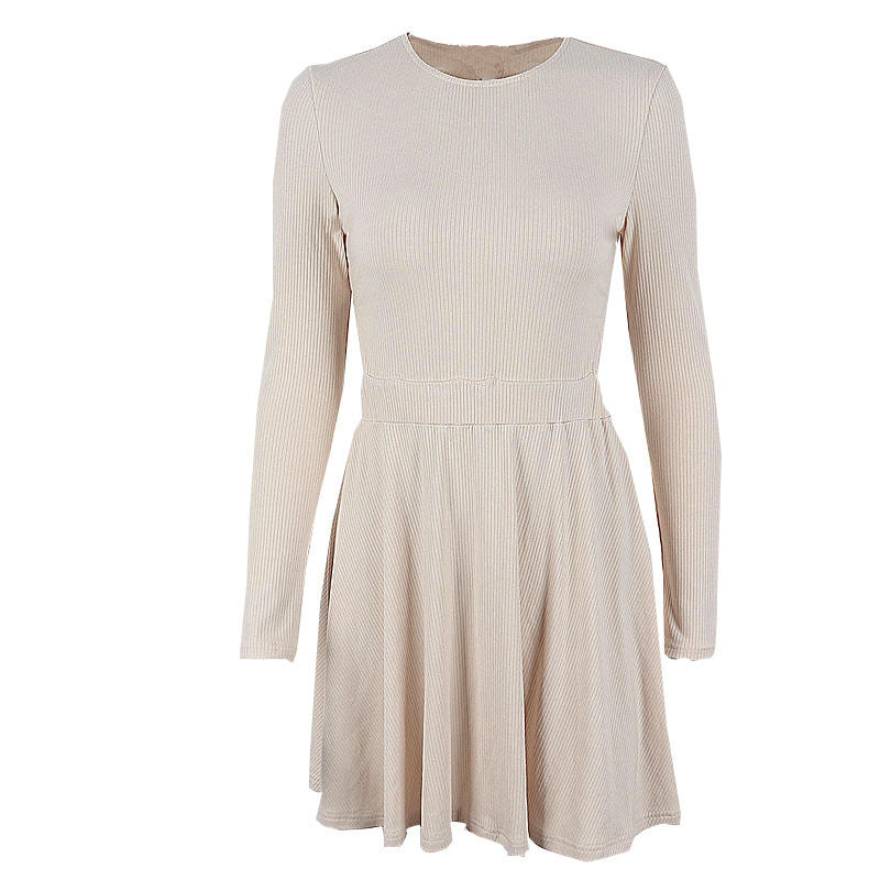 VINTAGE CHIC DRESS - Elegant Hollow Design A-Line Dress
