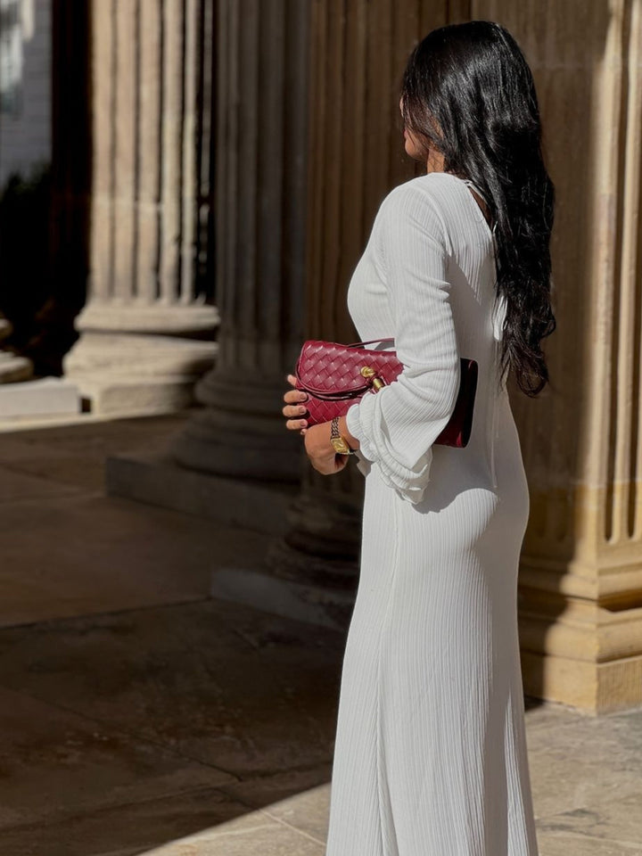 Aria Woven Clutch | Elegant Evening Handbag