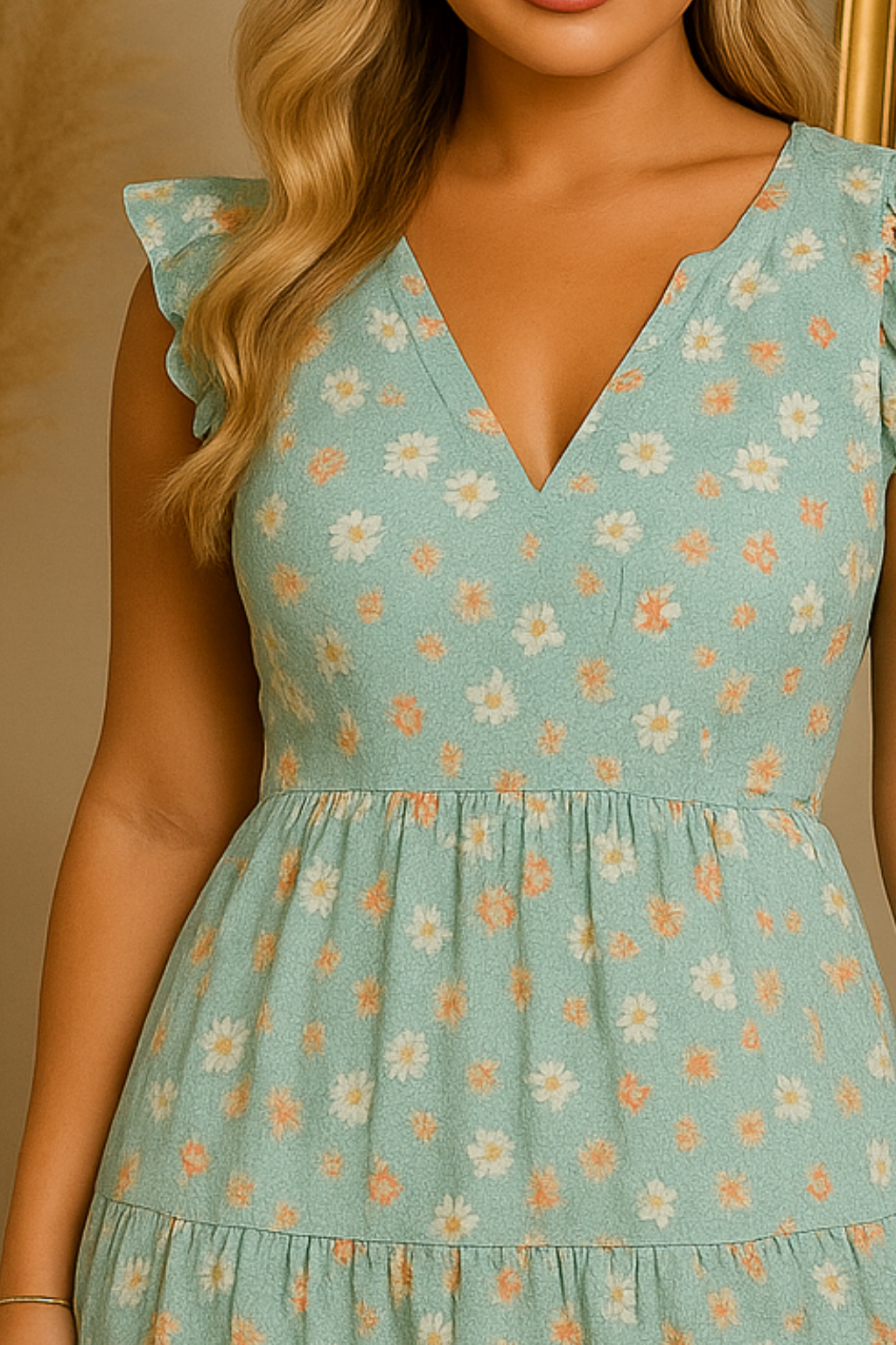 Camila Floral Print Mini Dress Floral Dress GIVINY