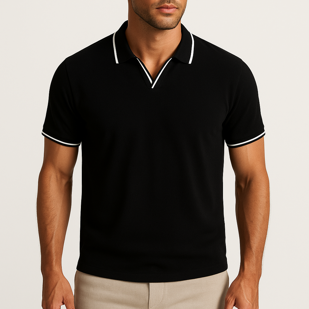 Giviny | Slim Fit Cotton Polo Shirt