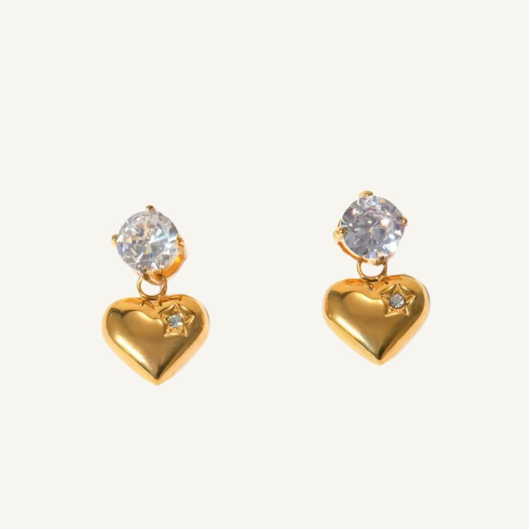 Feremy | Heart Stud Earrings GIVINY