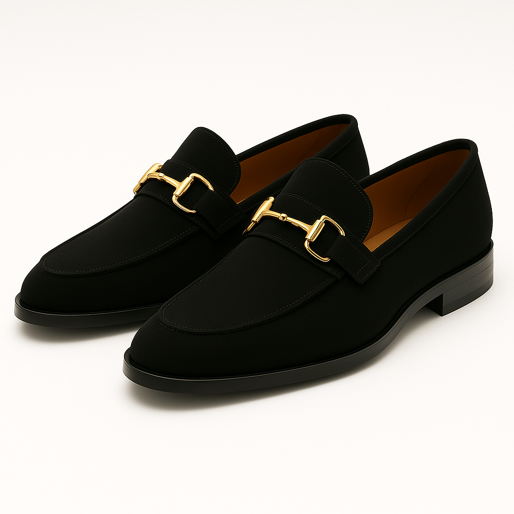 Giviny | Almond Toe Suede Loafers