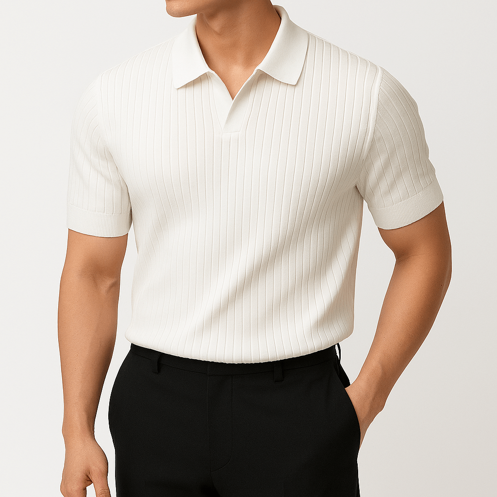 Giviny | Classic Knit Polo Shirt