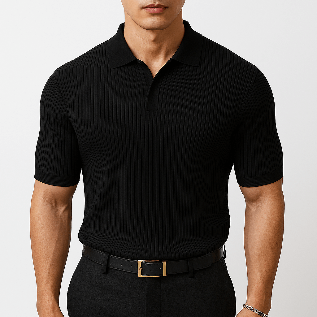 Giviny | Classic Knit Polo Shirt