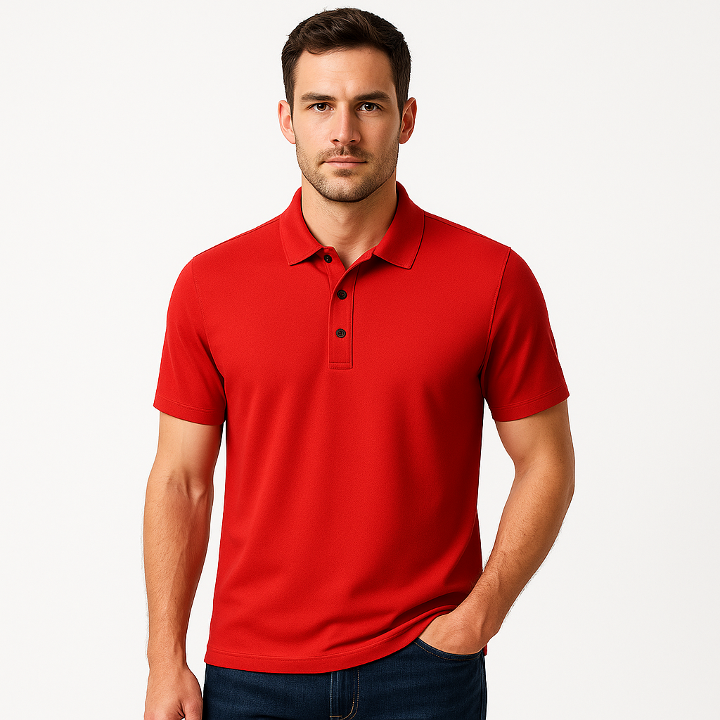 Giviny | Cotton Short Sleeve Polo Shirt