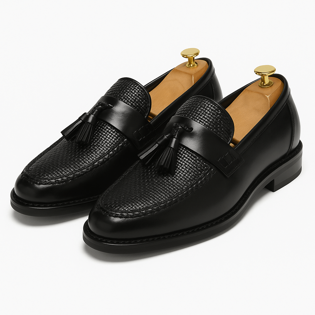 Giviny | Crestford Woven Tassel Loafers