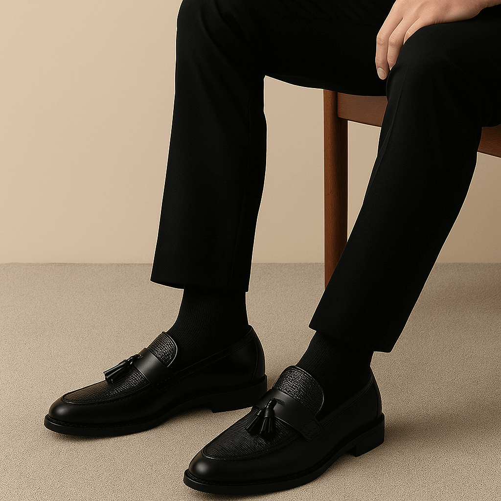 Giviny | Crestford Woven Tassel Loafers