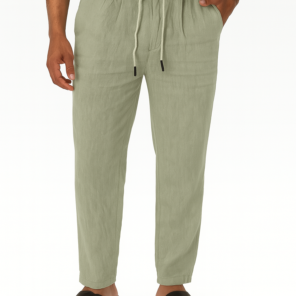 Giviny | Elston Linen Drawstring Pants