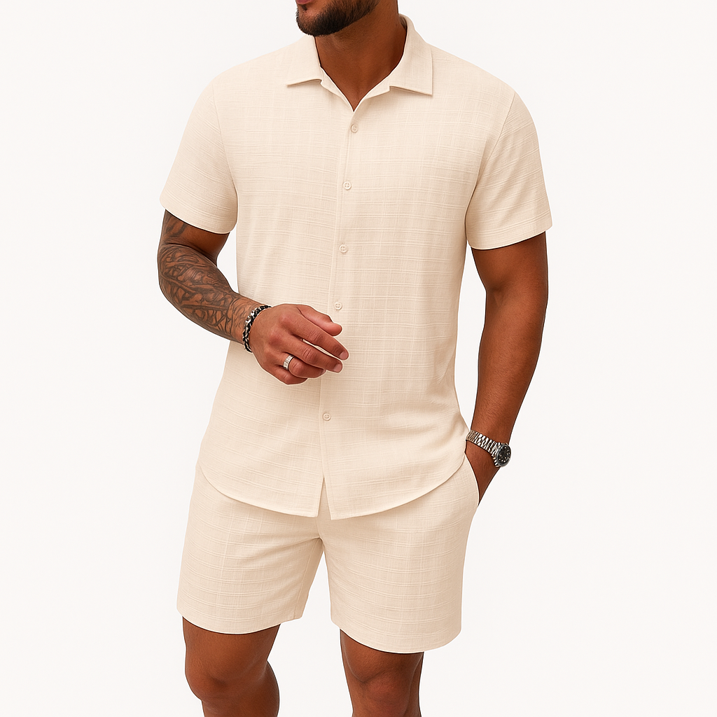 Giviny | Linen Summer Short Set