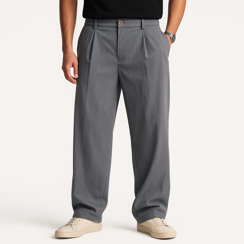 Giviny | Pleated Linen Pants