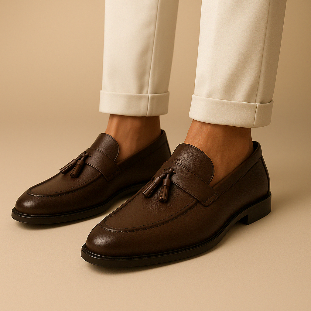 Giviny | Relaxed Leather Loafers