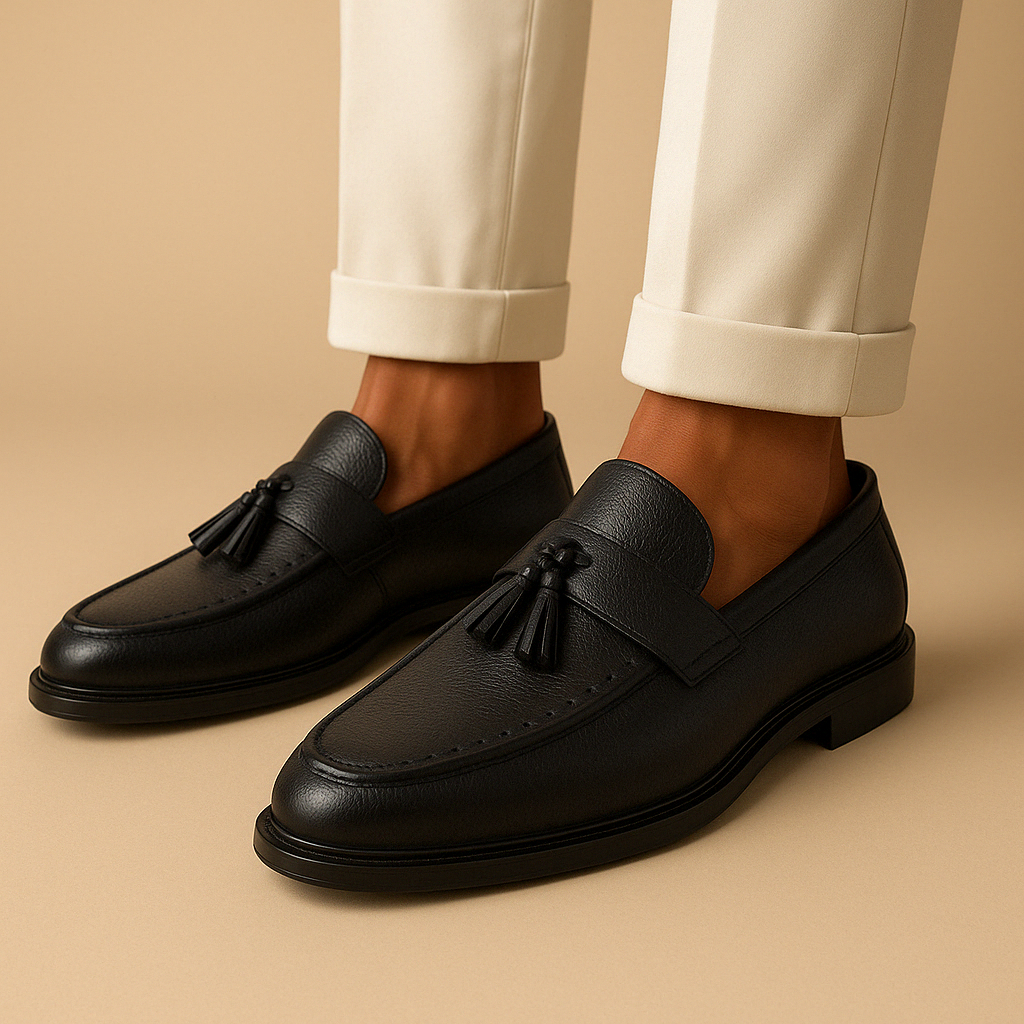 Giviny | Relaxed Leather Loafers