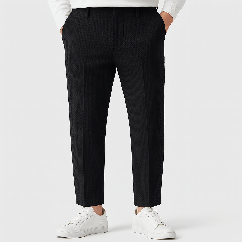 Giviny | Slim Fit Cropped Trousers