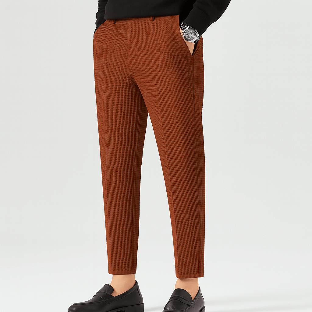 Giviny | Slim Fit Cropped Trousers