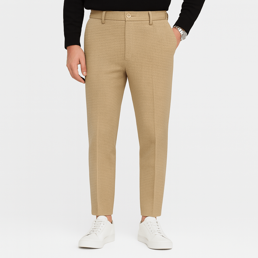 Giviny | Slim Fit Cropped Trousers