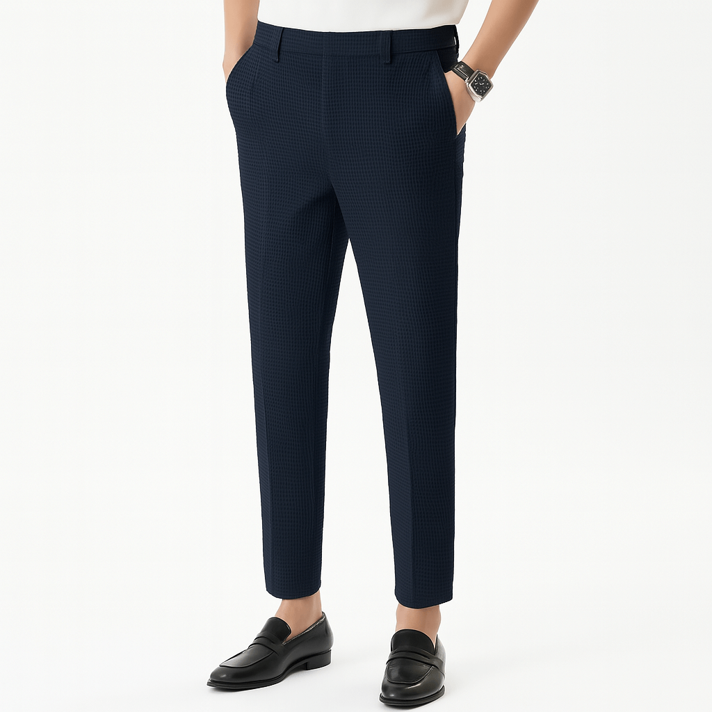 Giviny | Slim Fit Cropped Trousers