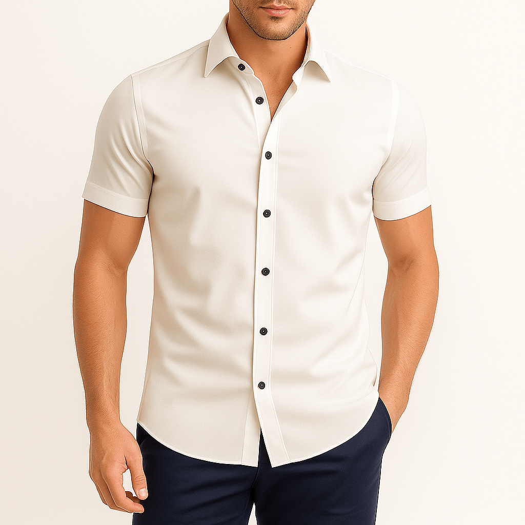 Giviny | Stretch Fit Cotton Shirt