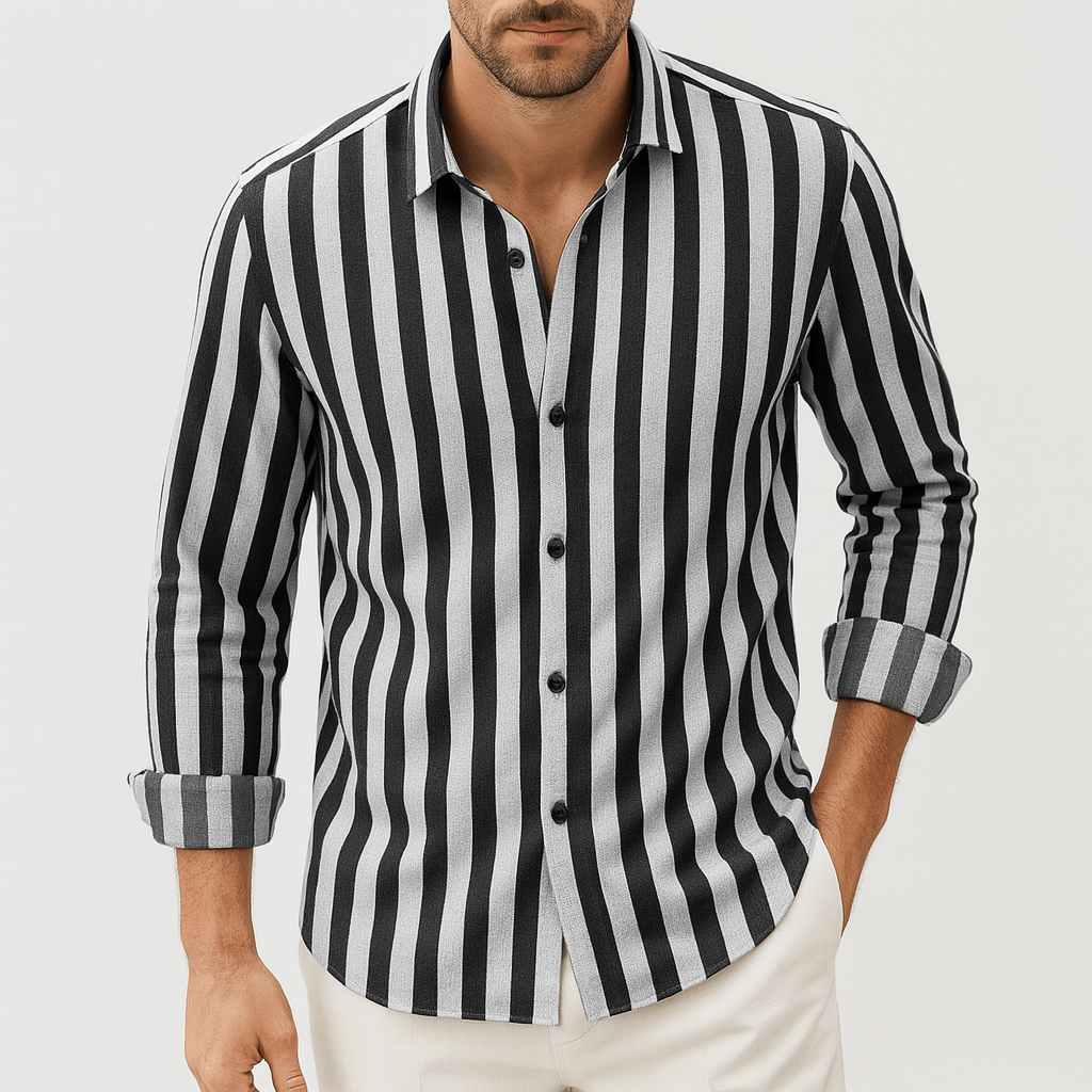 Giviny | Striped Linen Shirt