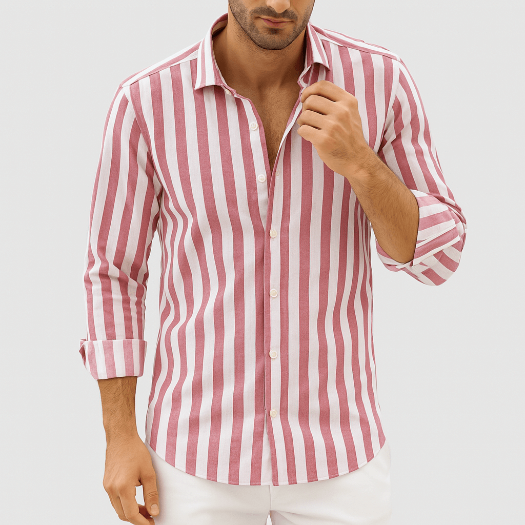 Giviny | Striped Linen Shirt
