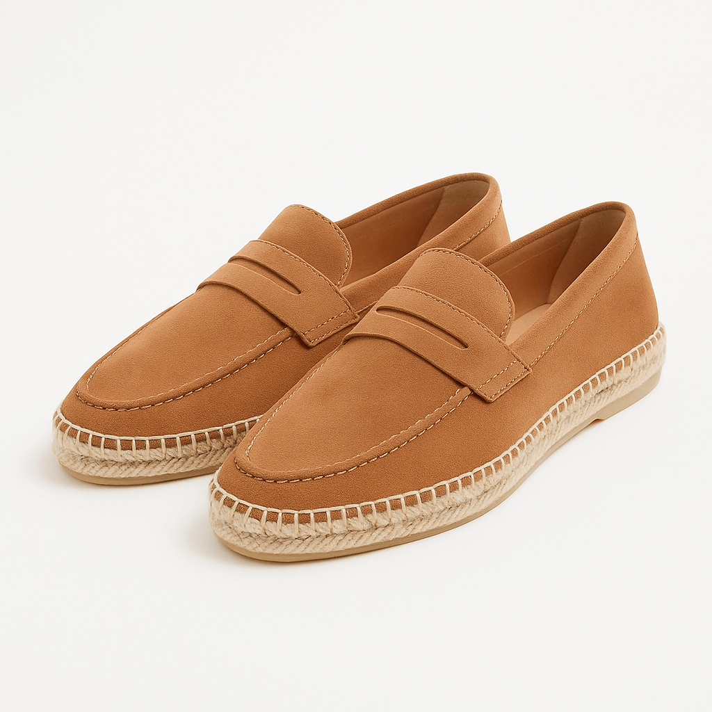 Giviny | Suede Espadrille Loafers