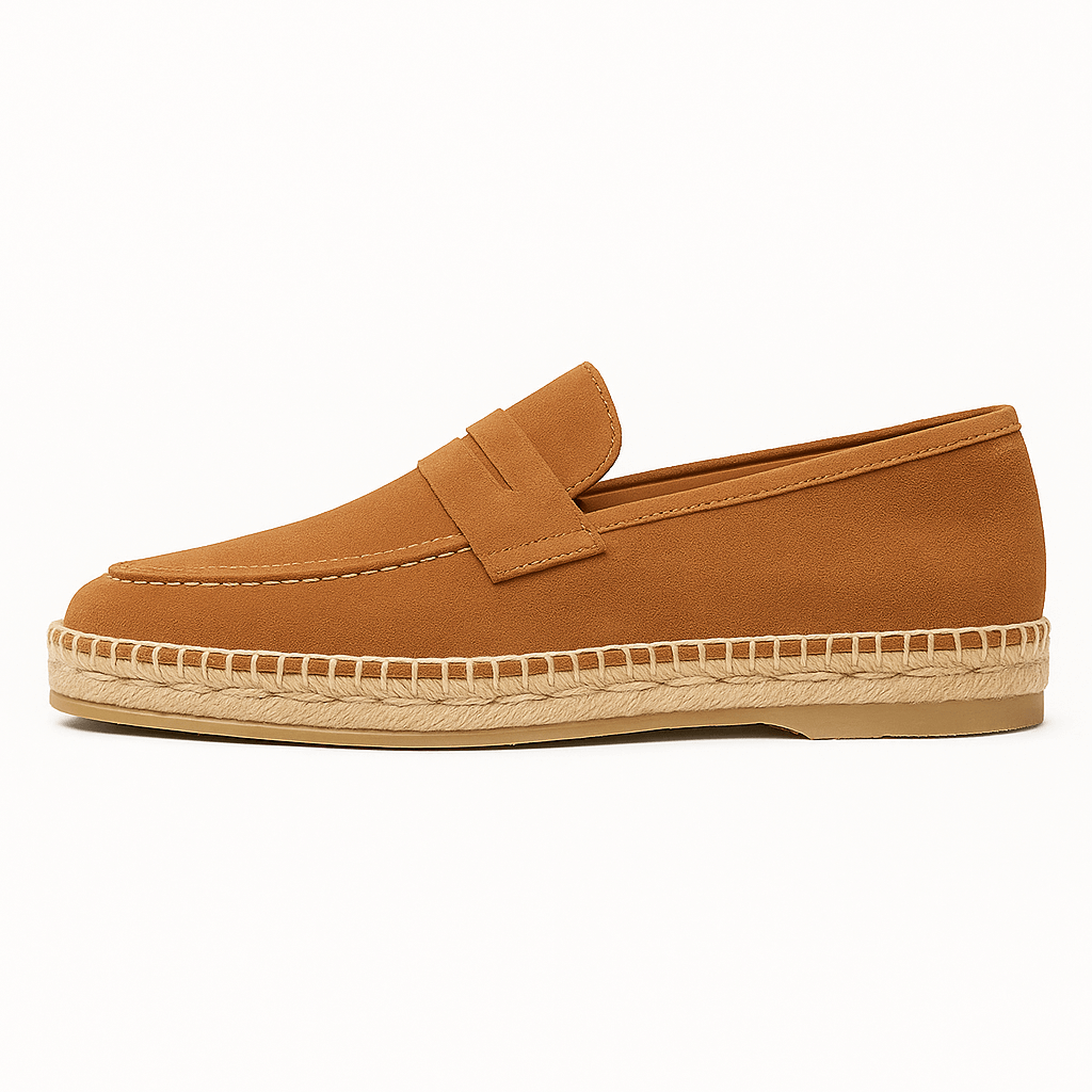 Giviny | Suede Espadrille Loafers
