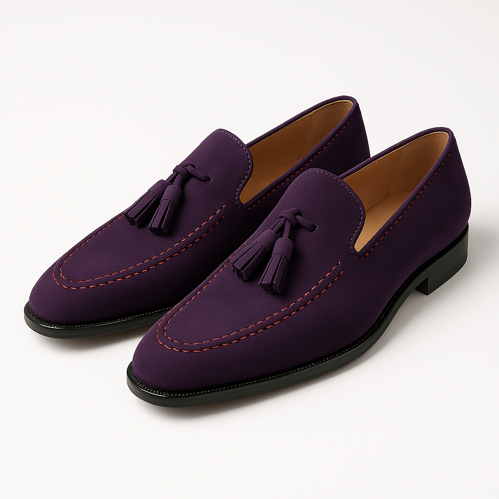 Giviny | Tassel Leather Loafers