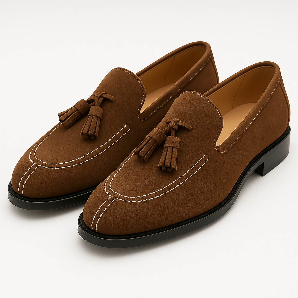 Giviny | Tassel Leather Loafers