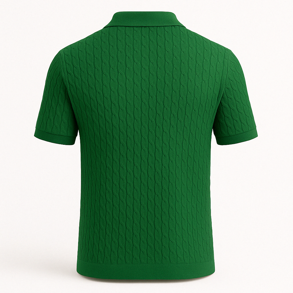 Giviny | Textured Knit Polo