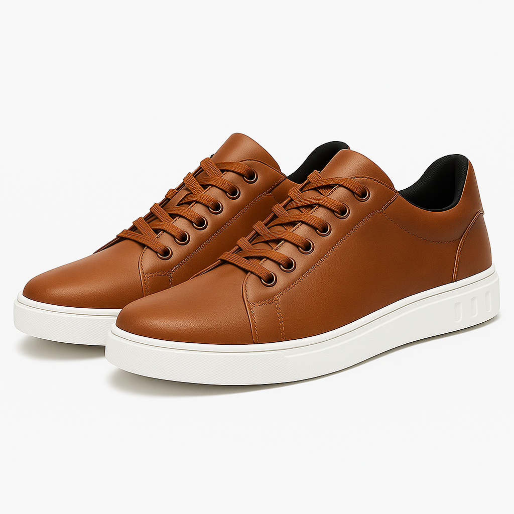 Giviny | Trendy Leather Sneakers
