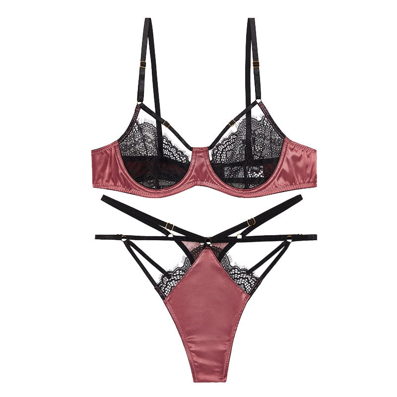 Celeste Lace Lingerie Set – Grace and Allure