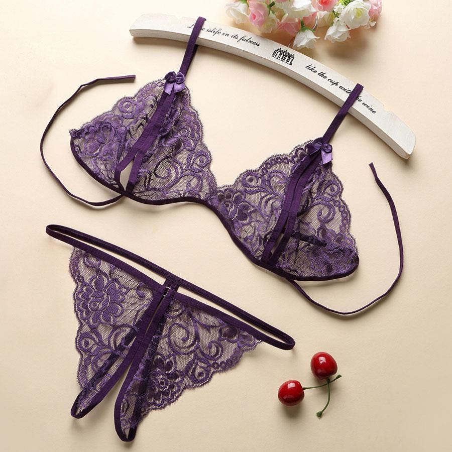 Ophelia Velvet & Mesh Underwear Set - Bold & Sensual Charm