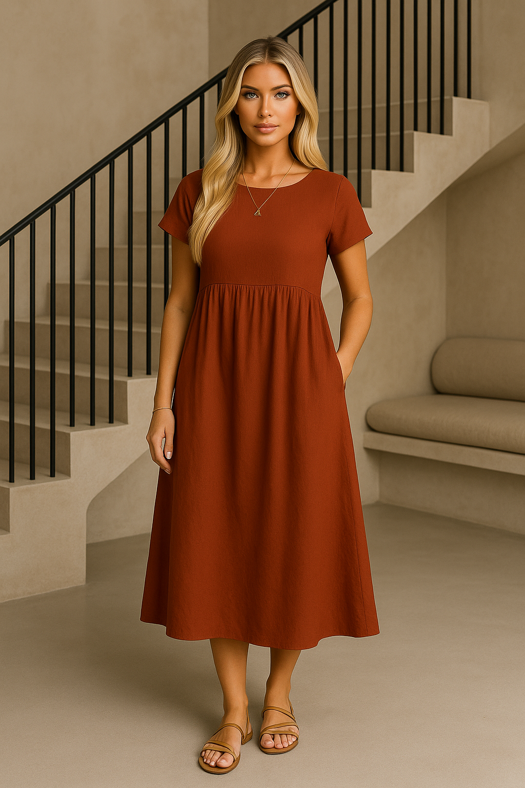 Keira Cotton Dress Cotton Dress GIVINY