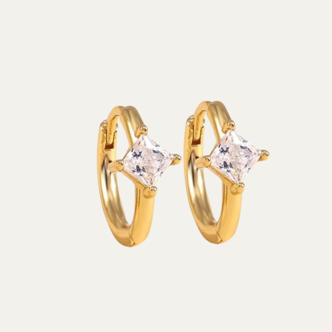 Leezy | Hoops Zircon Earrings GIVINY