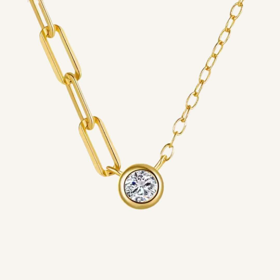 Liora | Asymmetrical Chain Necklace GIVINY