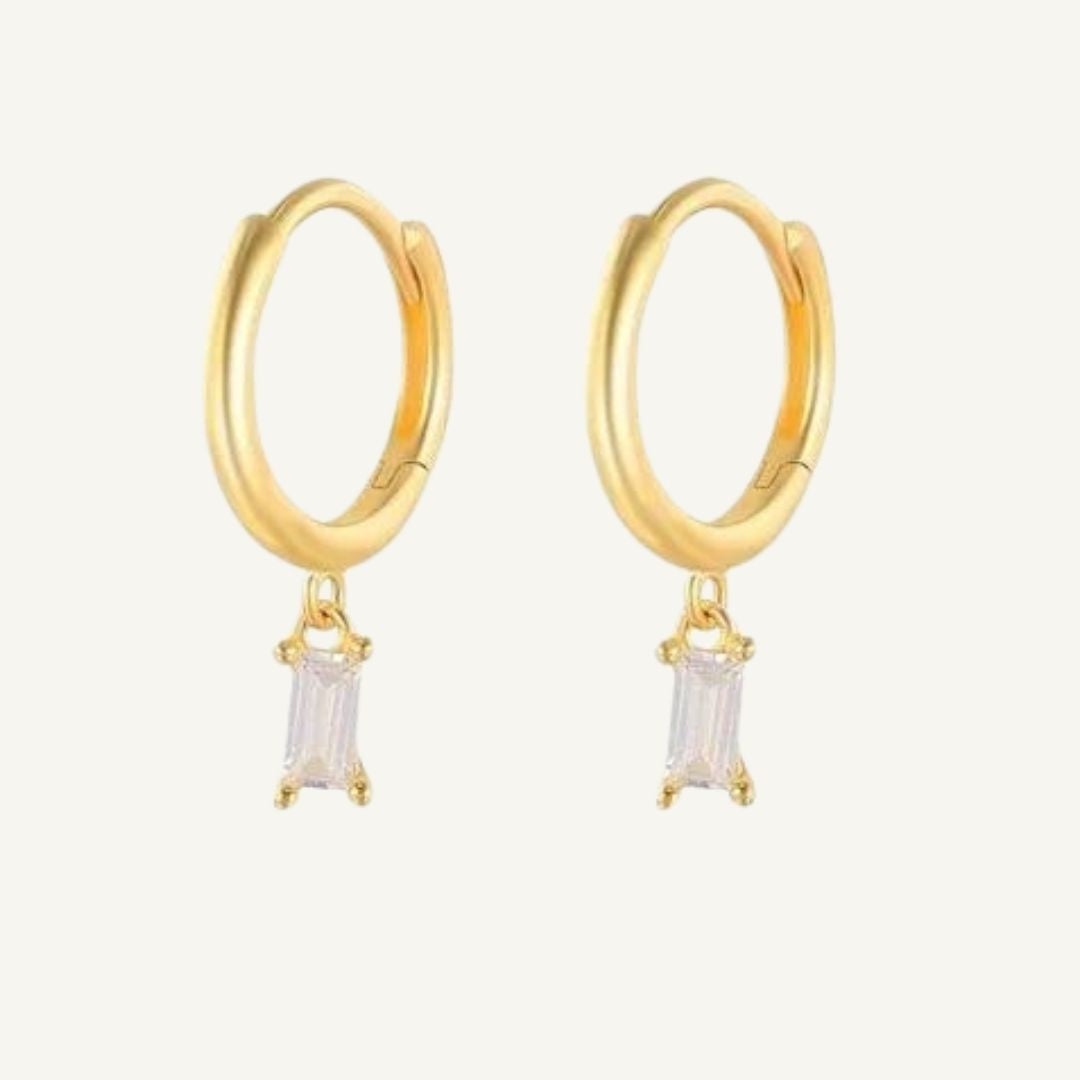Maris | Hoops Diamond Earrings GIVINY