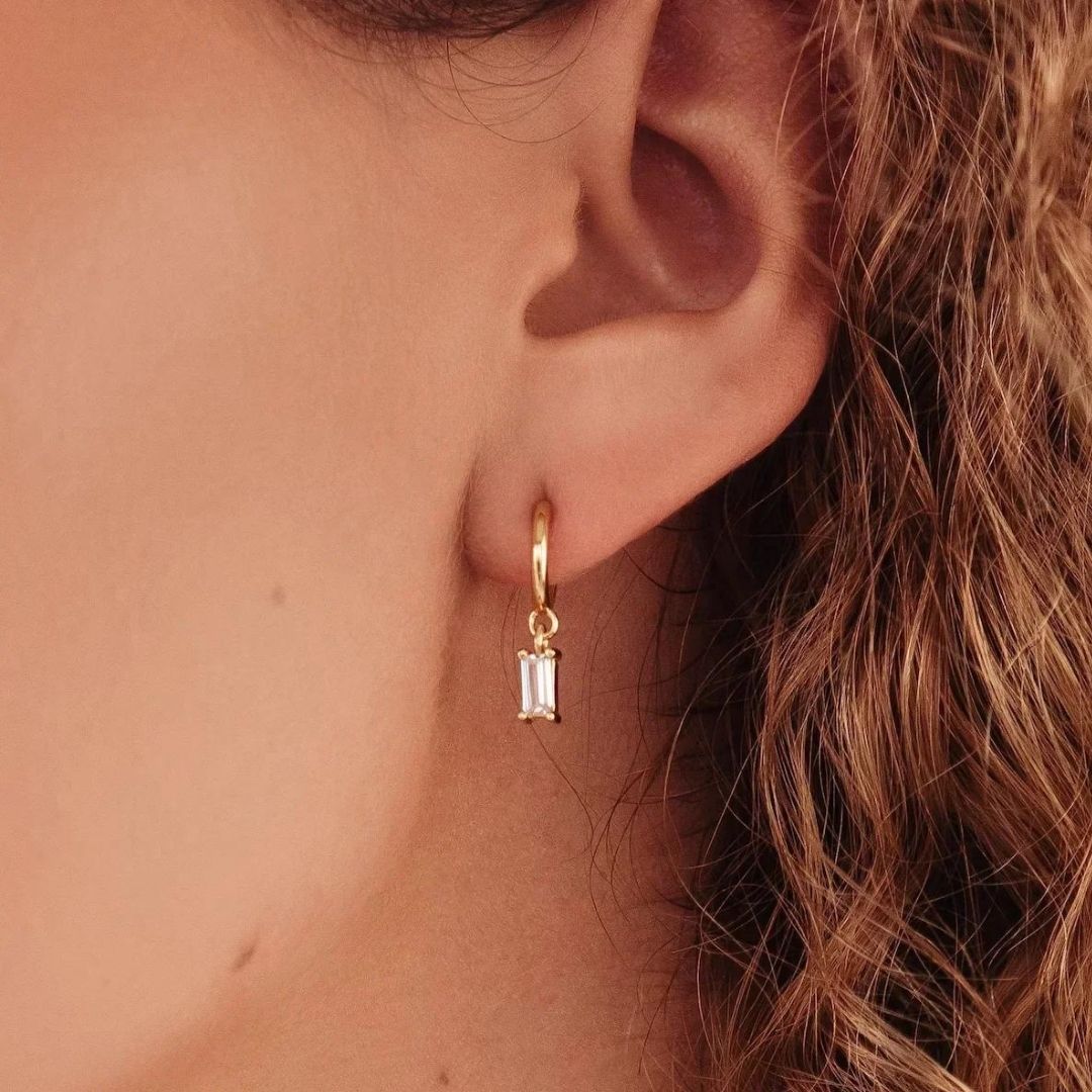 Maris | Hoops Diamond Earrings GIVINY