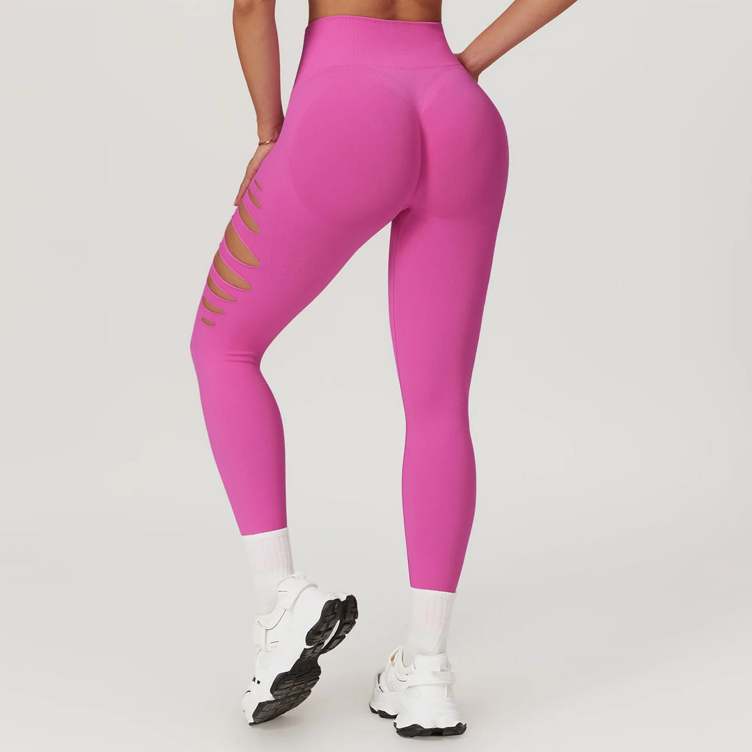 FlexFit High-Waisted Yoga Leggings - Push-Up Seamless Design