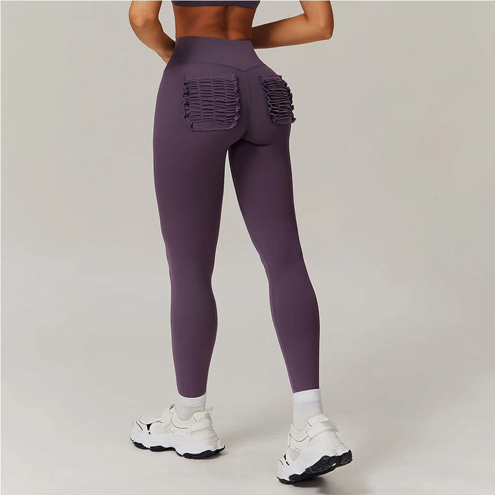 SculptFit Leggings | High-Waist Scrunch & Pocket