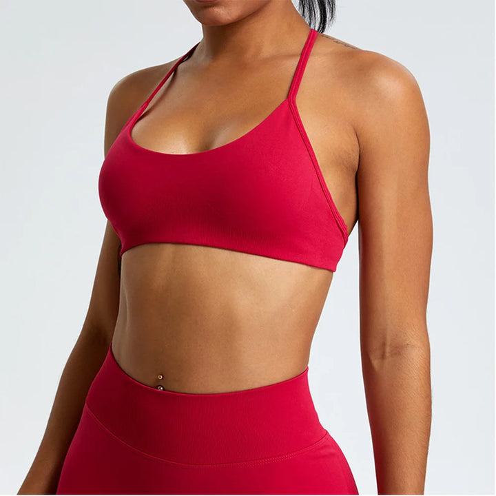 Sweltering High-Support Workout Bra | Push-Up Yoga Bra & Gym Crop Top