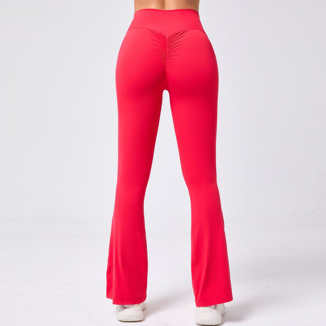 KALIE Flare Leggings – Scrunch Butt & Criss-Cross Waistband