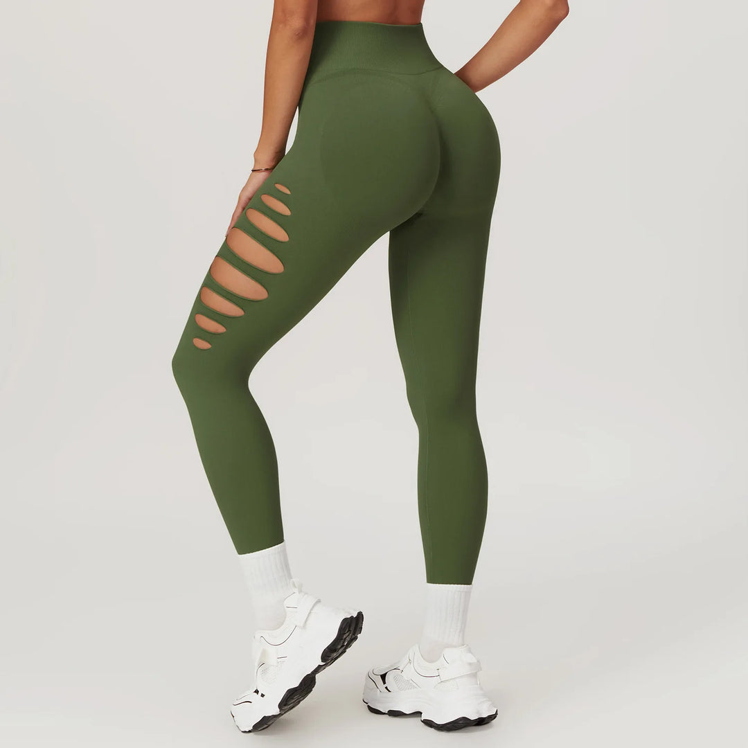 FlexFit High-Waisted Yoga Leggings - Push-Up Seamless Design