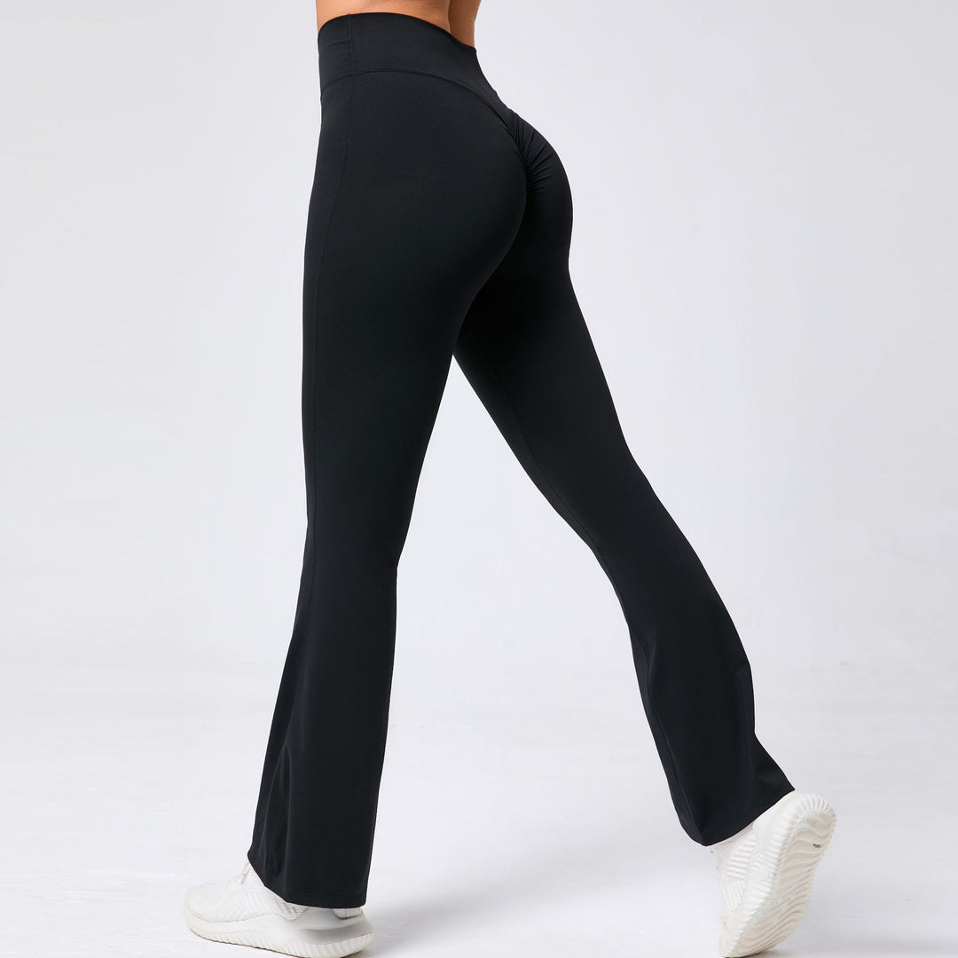 KALIE Flare Leggings – Scrunch Butt & Criss-Cross Waistband