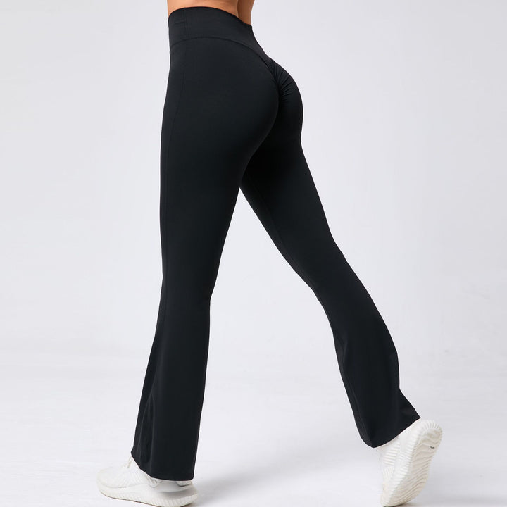 KALIE Flare Leggings – Scrunch Butt & Criss-Cross Waistband