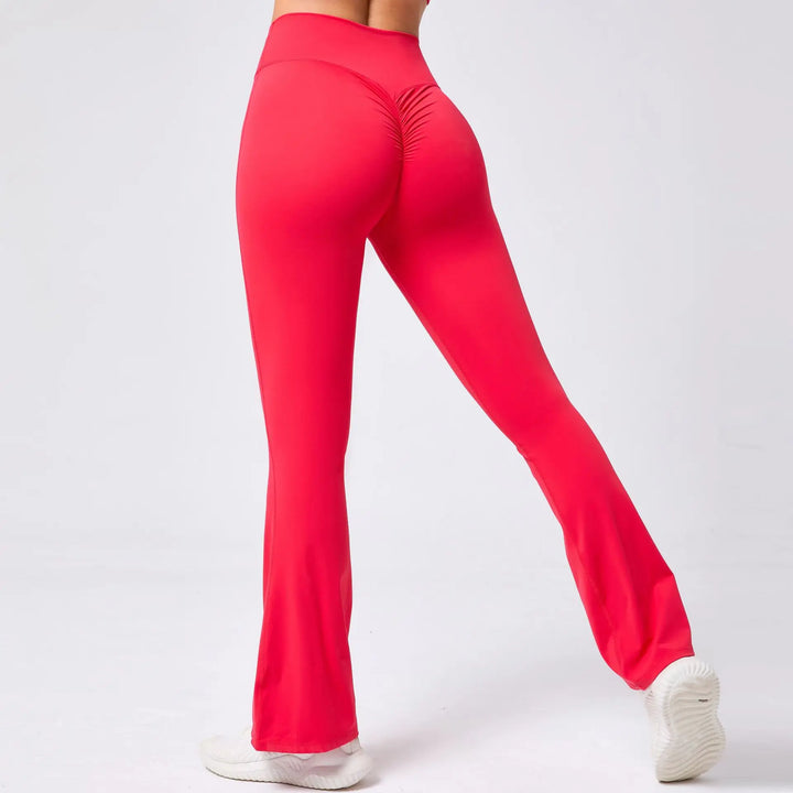 KALIE Flare Leggings – Scrunch Butt & Criss-Cross Waistband