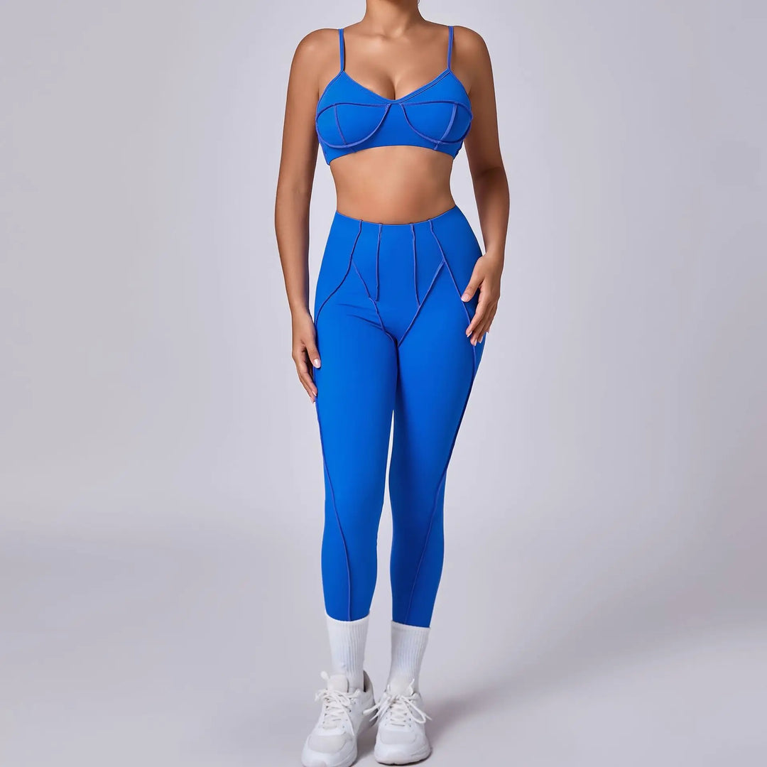 VitalFit Seamless Yoga Set | High-Waist Leggings & Backless Sports Bra