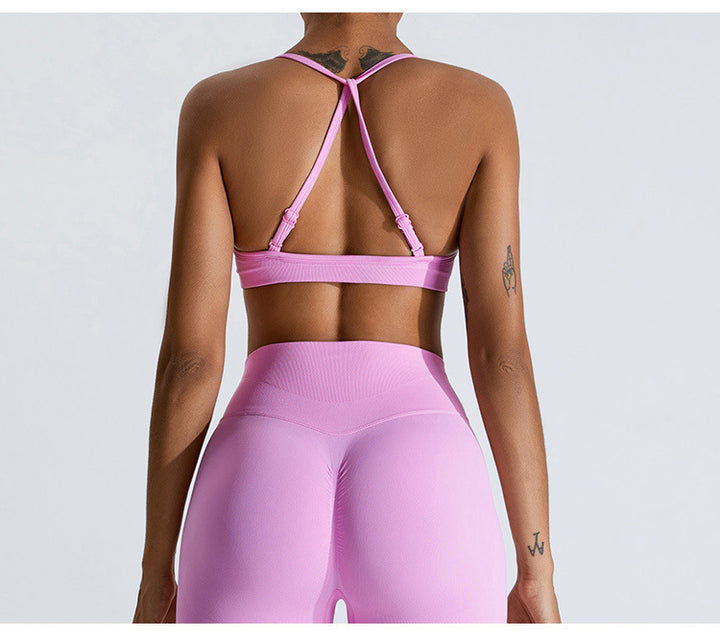 Sweltering Seamless Yoga Set | Breathable Sports Bra & High-Waist Leggings