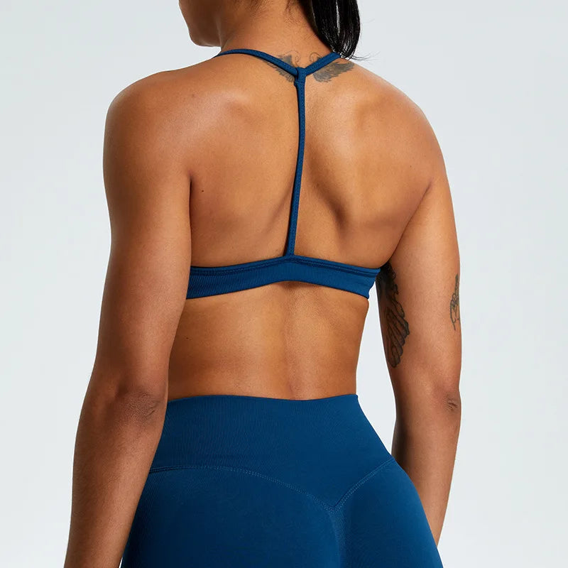 Sweltering High-Support Workout Bra | Push-Up Yoga Bra & Gym Crop Top