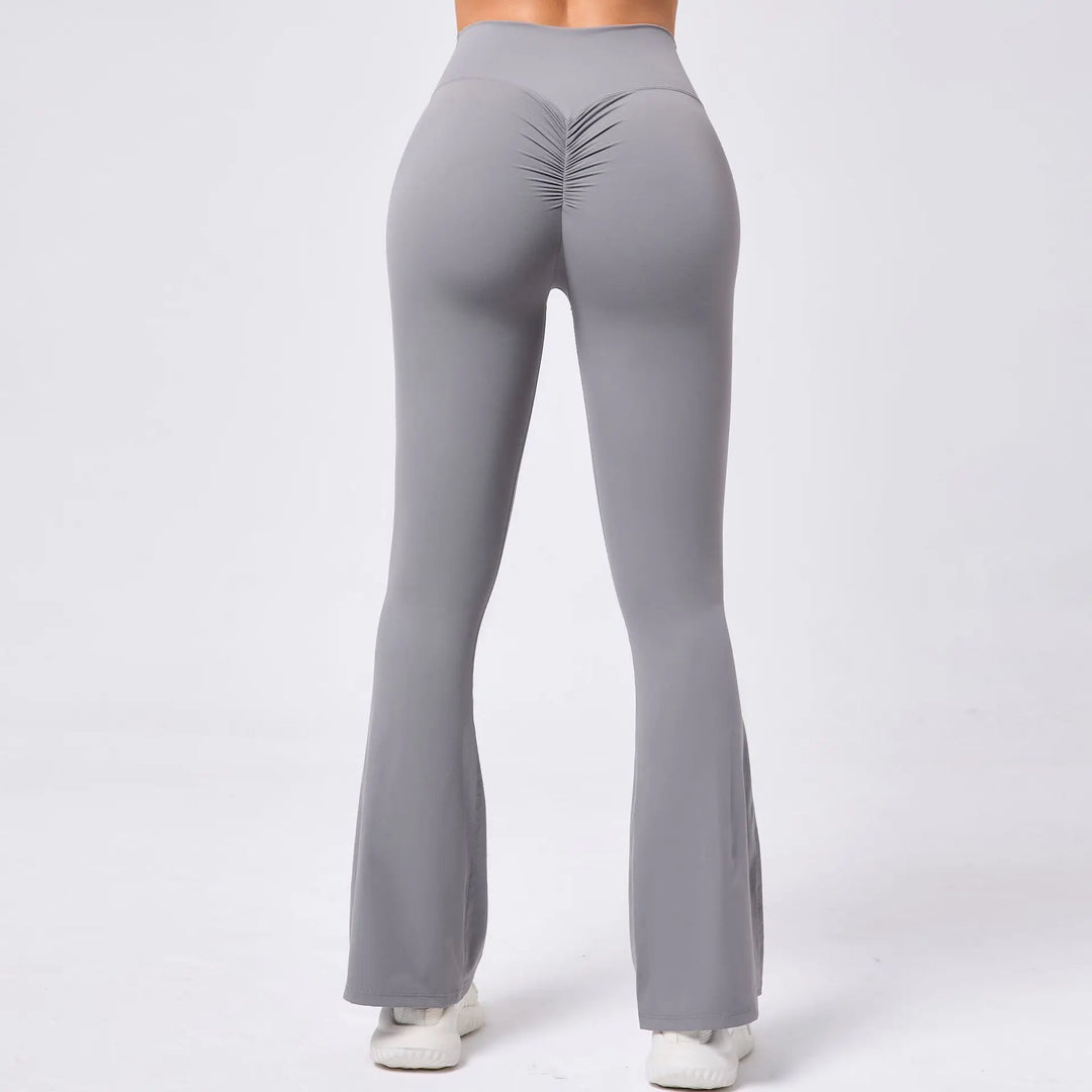 KALIE Flare Leggings – Scrunch Butt & Criss-Cross Waistband