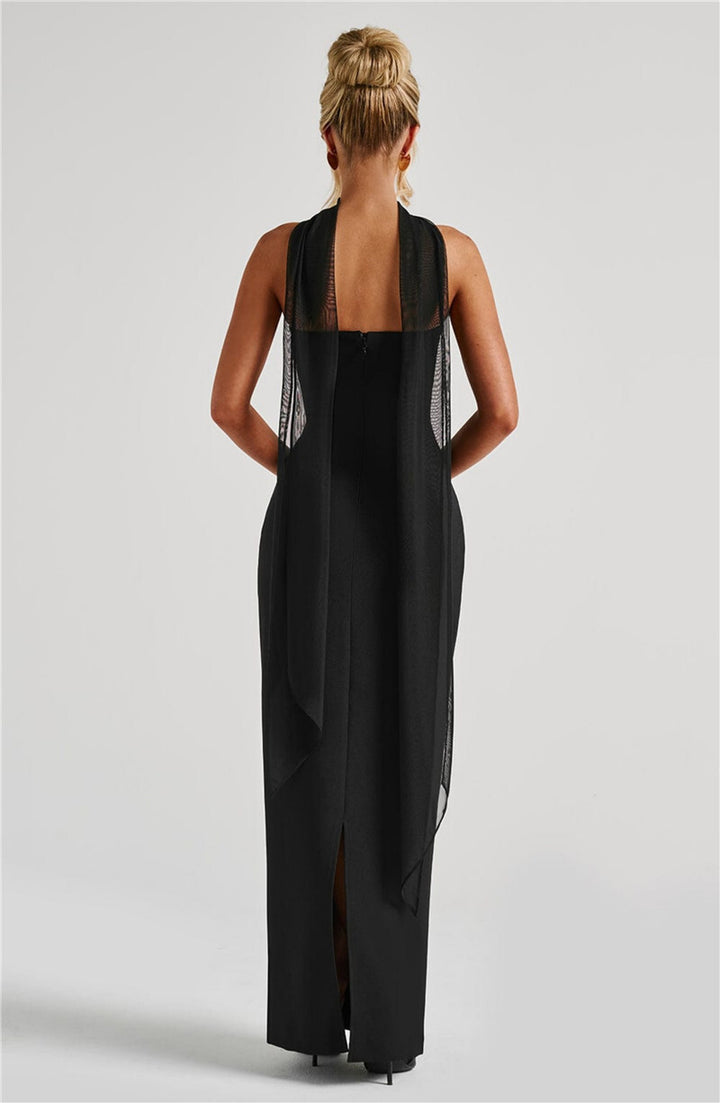 Seraphina Strapless Maxi Dress | Elegant Backless Bodycon Gown